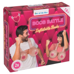 Generique Set de 2 Poitrines Gonflables INFLATABLE BOOBS